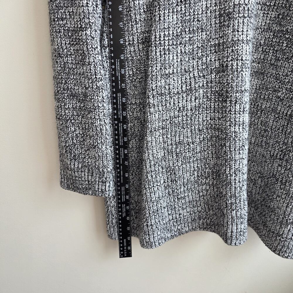 Torrid Sweater Open Knit Pullover‎ Sweater Grey Black 5 Rib Cozy Texture Grunge - Picture 5 of 7